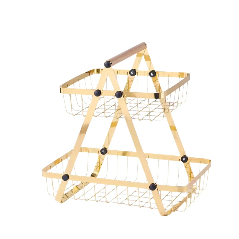 Golden Fruit Display Stand Golden Fruit Display Stand