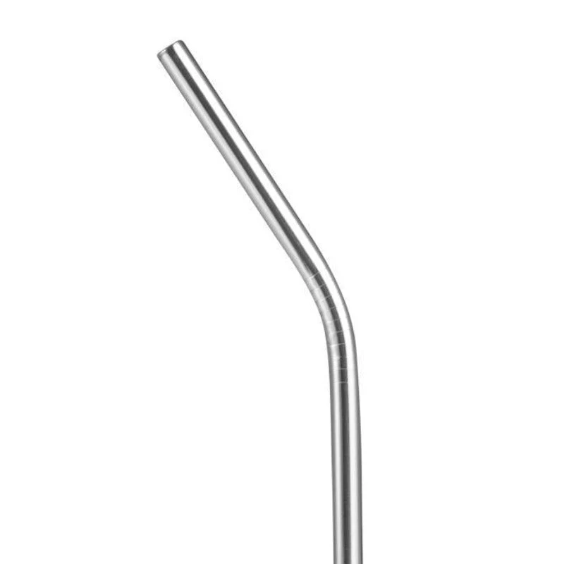 Six Stainless Steel Straws with an Included Cleaning Brush Six Stainless Steel Straws with an Included Cleaning Brush - Image 4