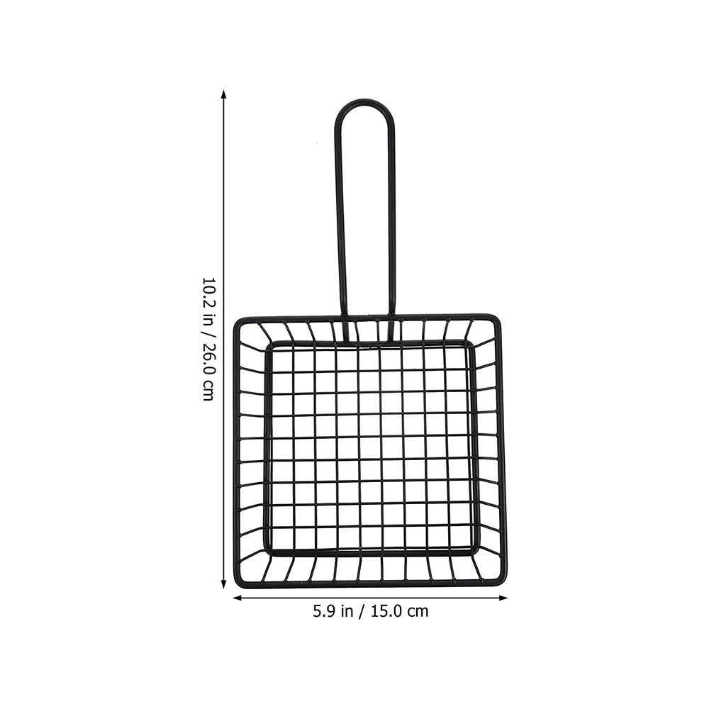 Black Metal Fry Basket for Cooking Black Metal Fry Basket for Cooking - Image 4