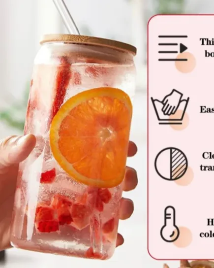 Mason Jar (500ml) with a Wooden Top