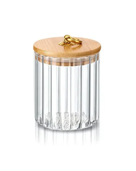 Glass Storage Container 500ml with Bamboo Cover