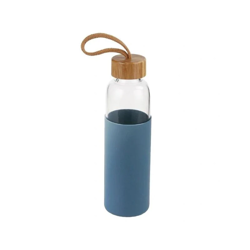 Glass Water Bottle (500ml) with Protective Silicone Sleeve Glass Water Bottle (500ml) with Protective Silicone Sleeve - Image 3