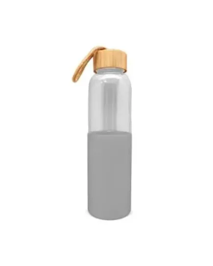 Glass Water Bottle (500ml) with Protective Silicone Sleeve