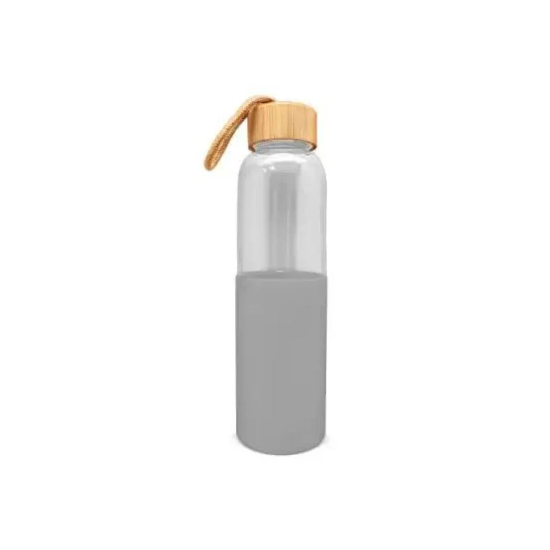 Glass Water Bottle (500ml) with Protective Silicone Sleeve Glass Water Bottle (500ml) with Protective Silicone Sleeve - Image 2