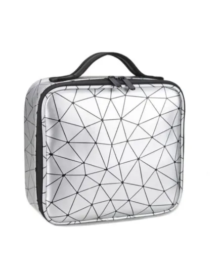 White Travel Vanity Bag for Cosmetics White Travel Vanity Bag for Cosmetics