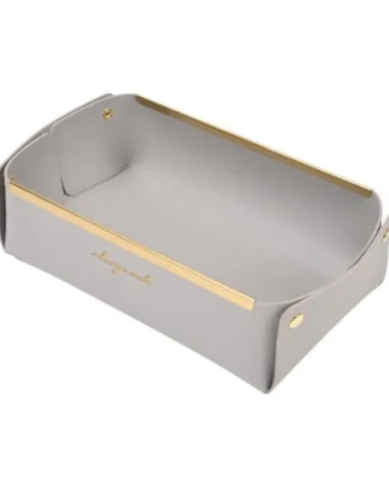 Elegant Leather Beauty Tray Elegant Leather Beauty Tray