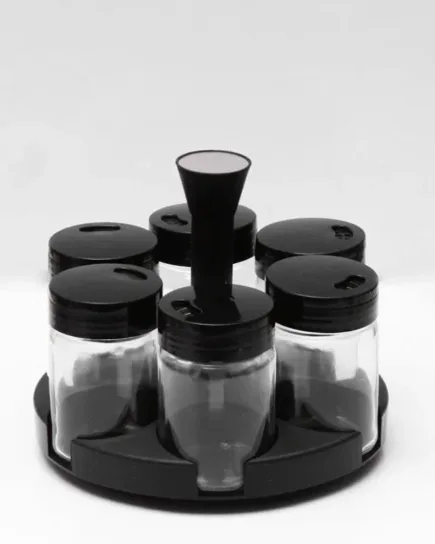 6-Rotating Spice Jars Collection 6-Rotating Spice Jars Collection