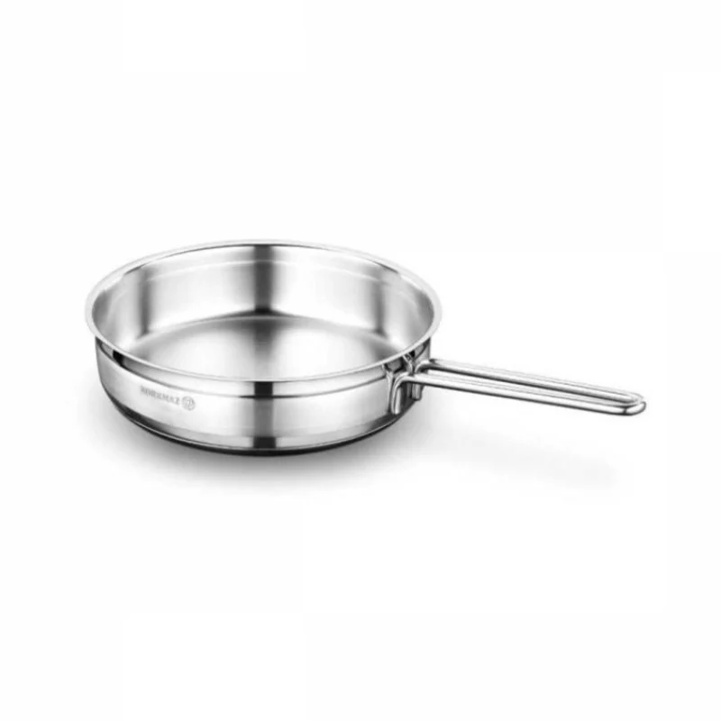8 Stainless Steel Ice Cubes with Tray and Tong Included Korkmaz Alpha Cookware - 24cm Fry Pan