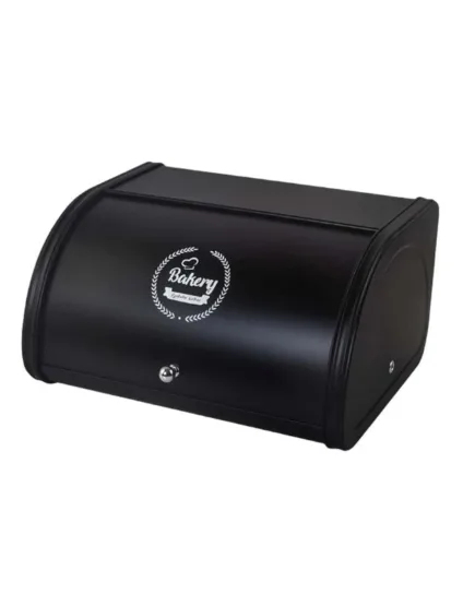 Black All-in-One Bread Container