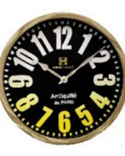 Heritage Wall Clock â€“ Oxford Model with Black Dial