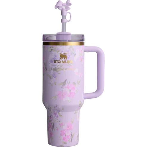 The Stanley and LoveShackFancy Holiday Drink Tumbler | 40 Oz The Stanley and LoveShackFancy Holiday Drink Tumbler | 40 Oz