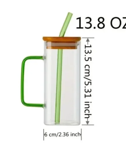 Mason Jar with Rustic Wooden Lid & Assorted Straw Collection