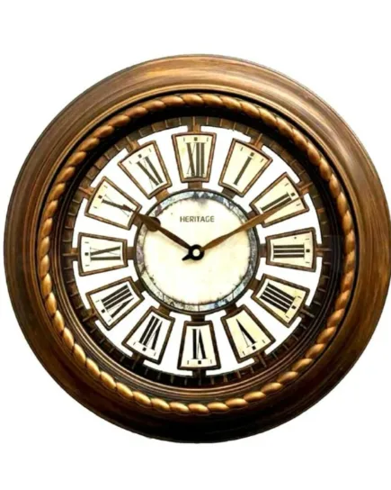 Heritage Ocean-Inspired Numeric Wall Clock