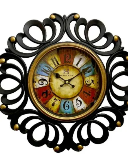 Heritage Flower Wall Clock