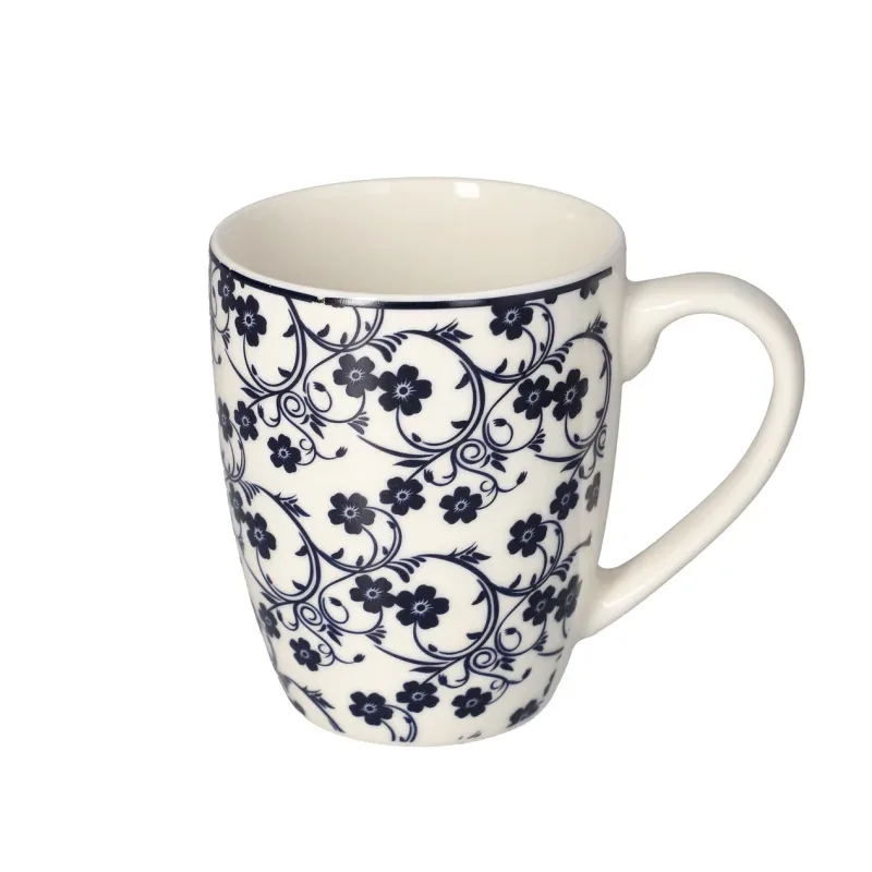 Floral Porcelain 400ML Coffee Mug 12cm