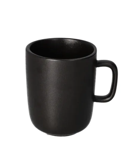 Black Stoneware Mug 11cm