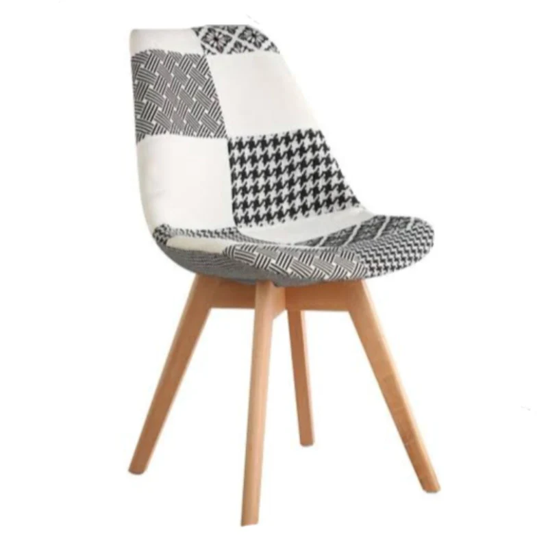 Elegant Black and White Dining & Room Chair Elegant Black and White Dining & Room Chair - Image 3