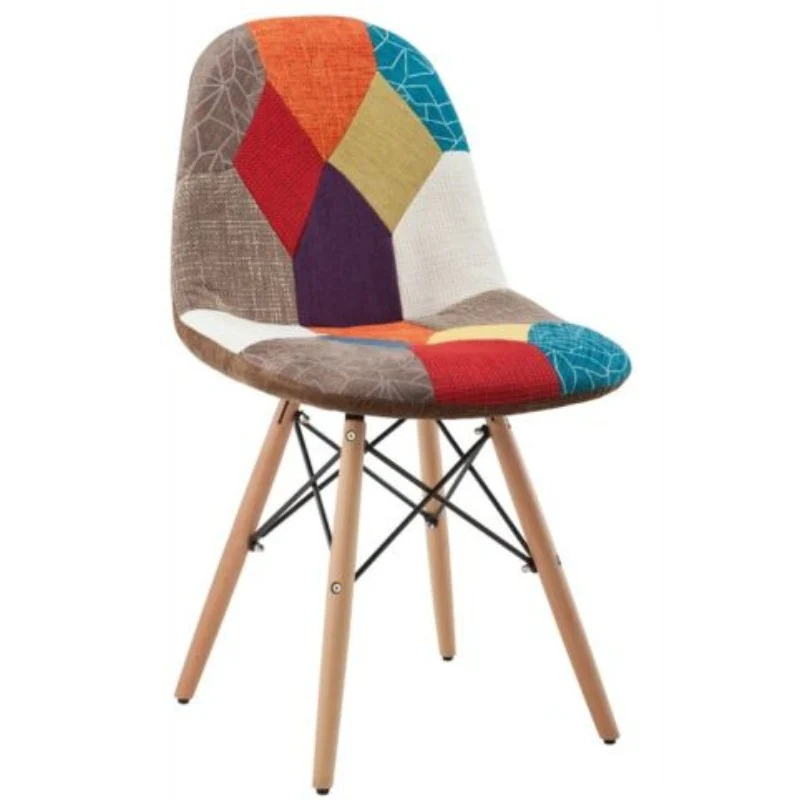 Modern Bamboo Laundry Basket with Lid Colorful Dining & Room Chair