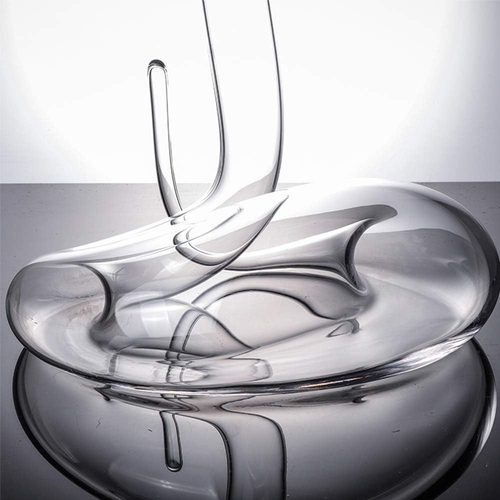 handmade crystal wine beverage decanter dining room 1800ml handmade crystal wine beverage decanter dining room 1800ml - Image 3