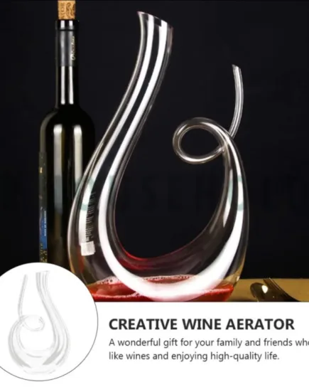 handmade crystal wine beverage decanter dining room 1500 ML