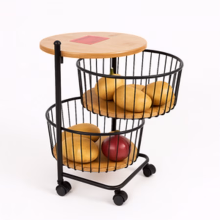 Portable Luxury Onion Basket 2-Steps Portable Luxury Onion Basket 2-Steps