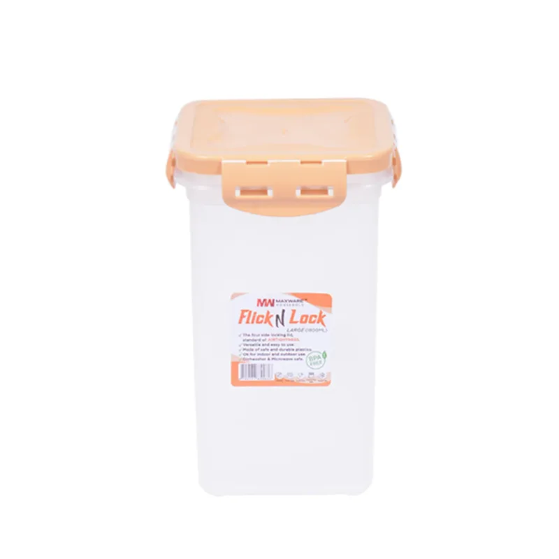 Plastic Aqua Bowl 1800ml Flick n Lock Container 1800Ml