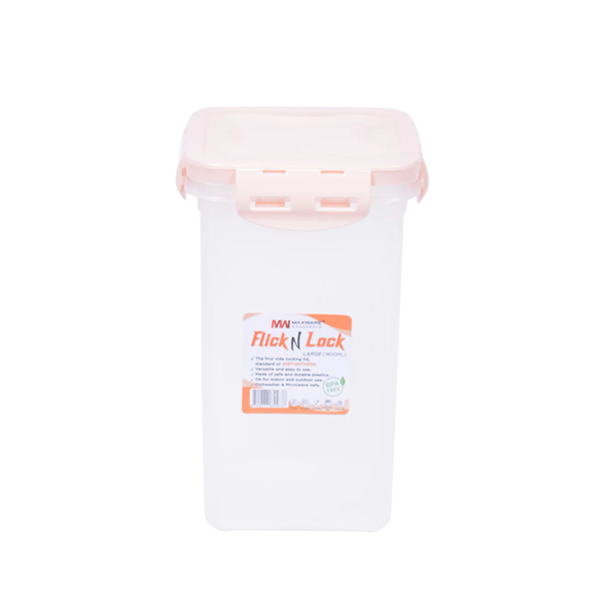 Flick n Lock Container 1800ml Flick n Lock Container 1800ml - Image 4