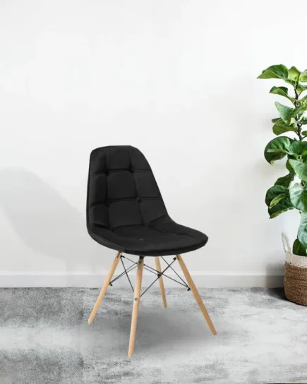 Dining & Room Chair Black Leather