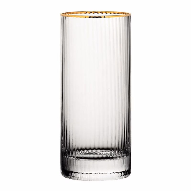 Double Old Fashioned Gold Rim Glasses 250ML (Pack of 6) Hiball Gold Rim Glasses 450ML (Pack of 6)