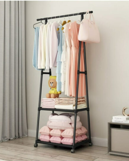 Heavy Duty Garment Rack With Shelf