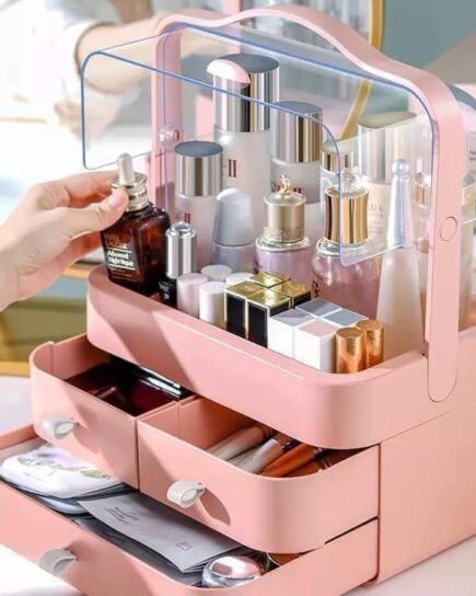 Three Drawer Cosmetic Organizer