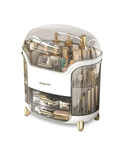 Portable Cosmetic Storage Display cases with Drawer and Transparent Lid Portable Cosmetic Storage Display cases with Drawer and Transparent Lid