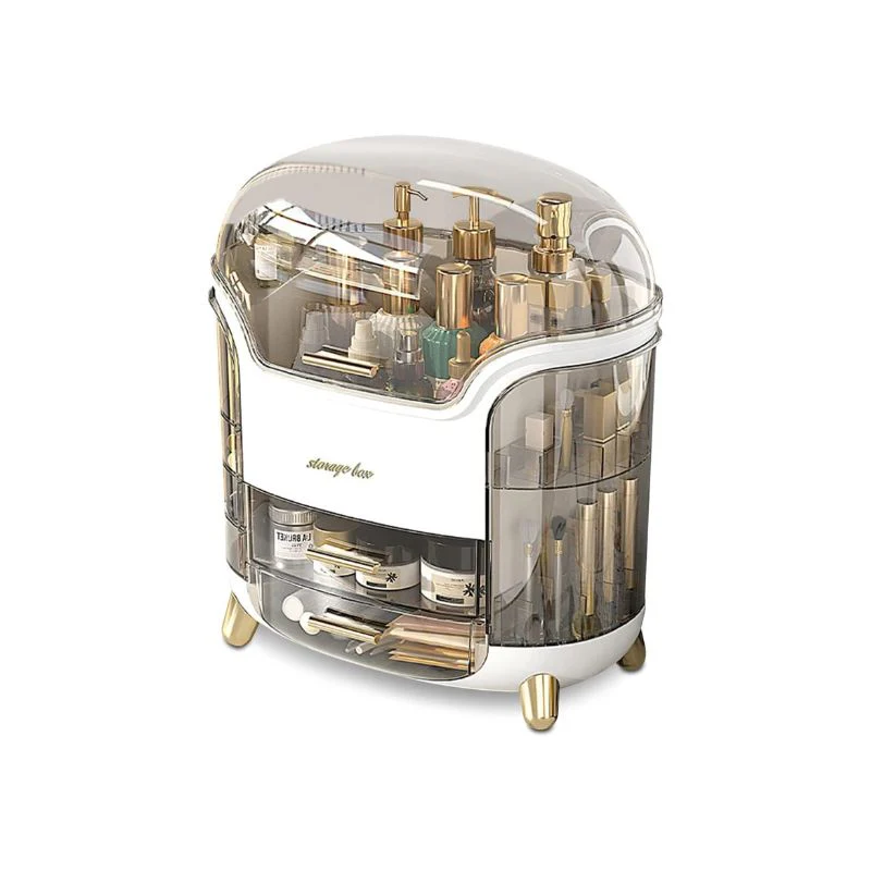 Portable Cosmetic Storage Display cases with Drawer and Transparent Lid Portable Cosmetic Storage Display cases with Drawer and Transparent Lid