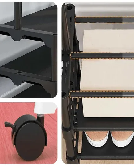 Heavy Duty Garment Rack With Three Shelf