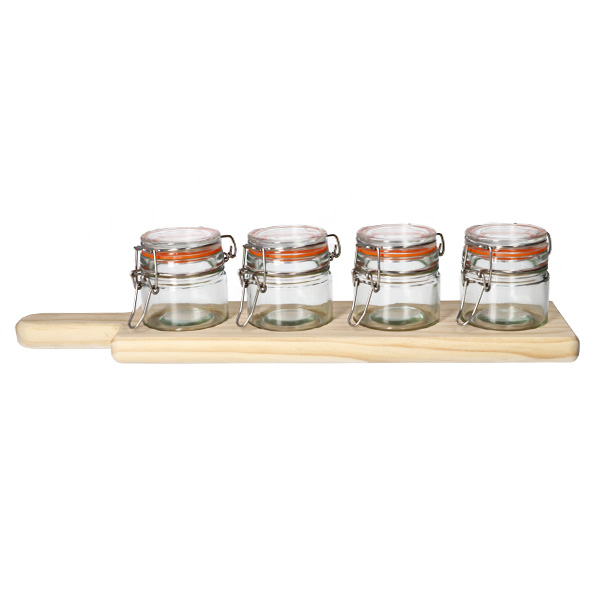 Glass Storage Jar With Lid 1300ml