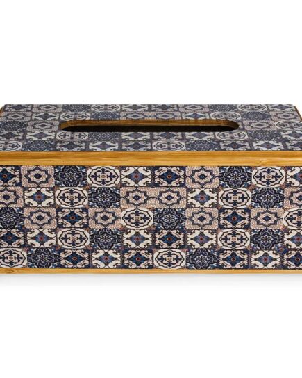 Classic Mosaic Wooden Tissue Box