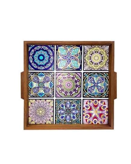 Wooden Square Tray Medium Serving