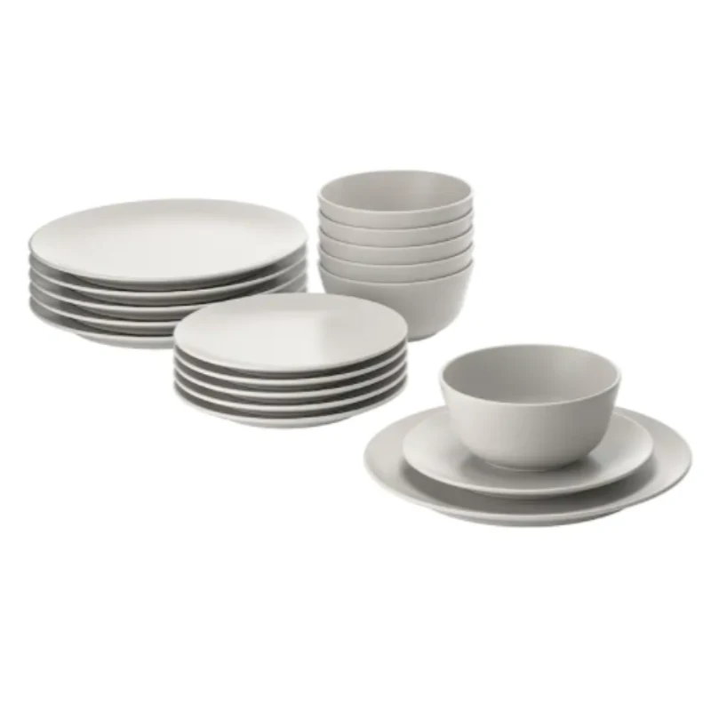 Porcelain Dinner Set White 18 Pcs Porcelain Dinner Set White 18 Pcs