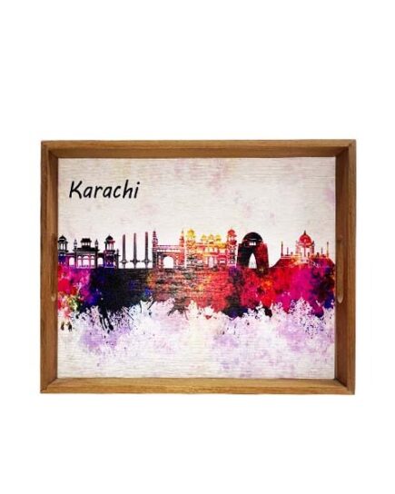 Wooden Rectangular Royal Tray Large Serving