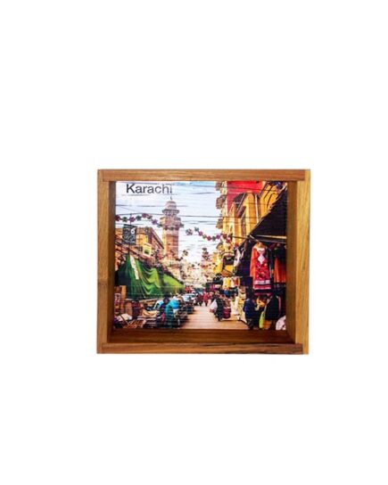 Wooden Square Tray Small Serving