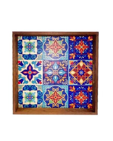 Wooden Square Royal Tray Large Serving