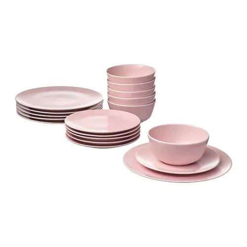 Porcelain Dinner Set Pink 24 Pcs
