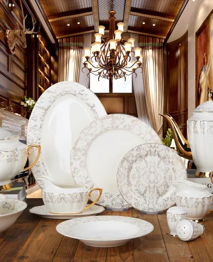 Johnson Bros Inspired Dinner Set of 89 pieces