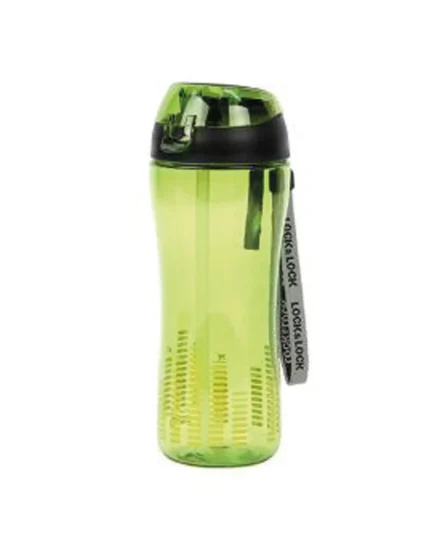 Bisfree Sports Bottle 550Ml W/Silicon Straw Green