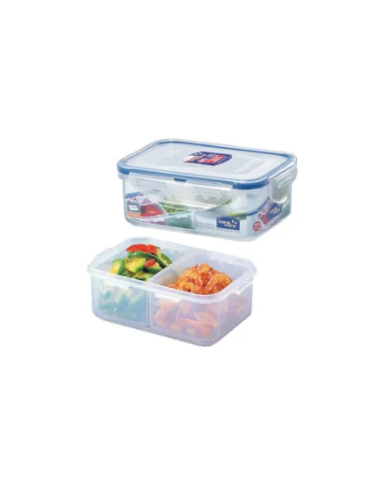 Rectangular Short Food Container 460Ml W/Divider