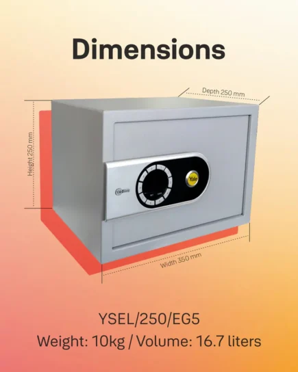 Yale Electronic Elite Safe Locker Medium