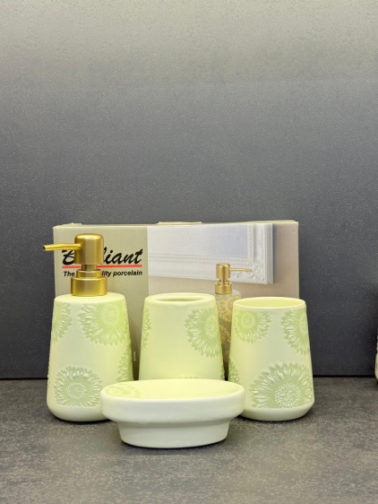 4Pcs Bath Set B-Marble 12c