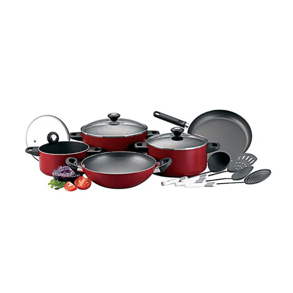 Prestige 25 Pcs Cook Set RED