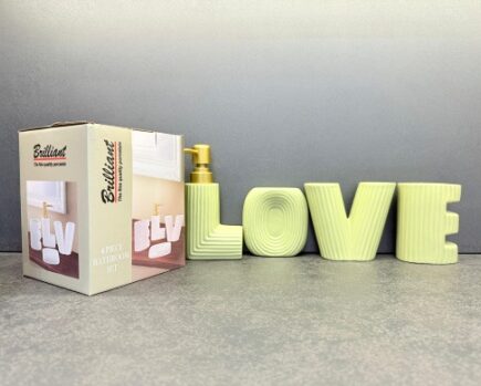 4Pcs Bathroom Set G-Love 12c