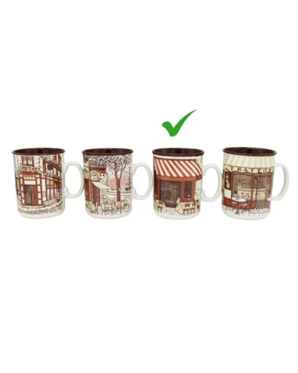 HERITAGE MUG COFFE SHOP 1PC 250 ML
